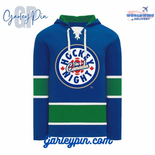 Vancouver Canucks Hockey Night In Canada Lace Up Hoodie