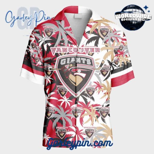 Vancouver Giants Custom Name Hawaiian Shirt