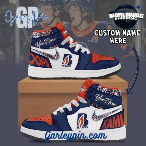 WHL Kamloops Blazers Custom Name Air Jordan 1 Sneaker