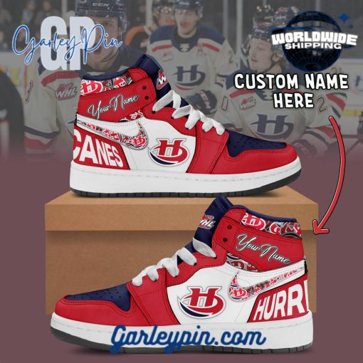 WHL Lethbridge Hurricanes Custom Name Air Jordan 1 Sneaker