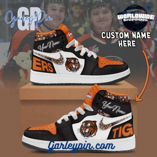 WHL Medicine Hat Tigers Custom Name Air Jordan 1 Sneaker