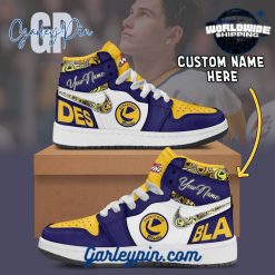 WHL Saskatoon Blades Custom Name Air Jordan 1 Sneaker