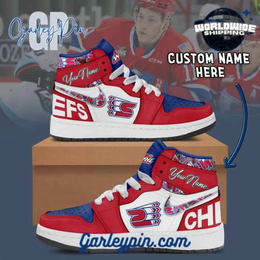 WHL Spokane Chiefs Custom Name Air Jordan 1 Sneaker