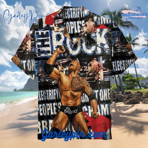 WWE Dwayne Johnson Hawaiian Shirt