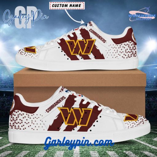 Washington Commanders Custom Name Stan Smith Shoes