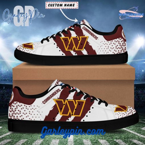 Washington Commanders Custom Name Stan Smith Shoes