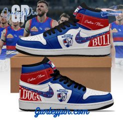 Western Bulldogs Custom Name Air Jordan 1 Sneaker