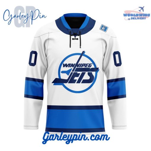 Winnipeg Jets Custom Name Reverse Retro Hockey Jersey