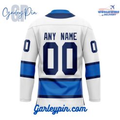 Winnipeg Jets Custom Name Reverse Retro Hockey Jersey