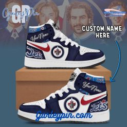 Winnipeg Jets Personalized Air Jordan 1 Sneaker