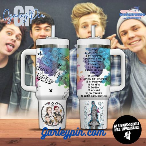 5 Seconds of Summer Sound Good Feel Good  Stanley Tumbler 40oz