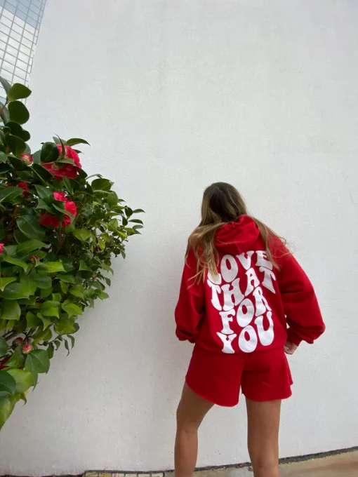 Semispoiled Love That For You Red Hoodie