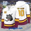 AHL Chicago Wolves 2024 Hockey Lace Up Gray Hoodie