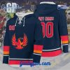 AHL Coachella Valley Firebirds  2024 Hockey Lace Up White Hoodie