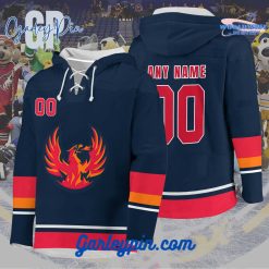 AHL Coachella Valley Firebirds 2024 Hockey Lace Up Navy Hoodie