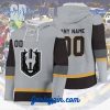 AHL Hartford Wolf Pack 2024 Hockey Lace Up Navy Hoodie