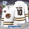 AHL Hershey Bears 2024 Hockey Lace Up Black Hoodie
