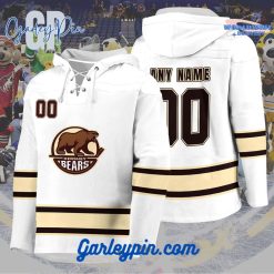 AHL Hershey Bears 2024 Hockey Lace Up White Hoodie