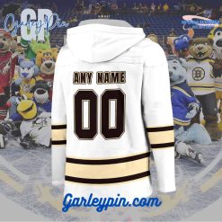 AHL Hershey Bears 2024 Hockey Lace Up White Hoodie