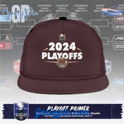 AHL Hershey Bears 2024 Play Offs Brown Snapback Cap