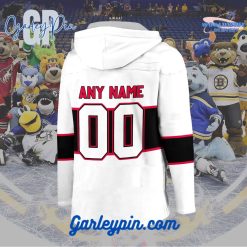 AHL Rockford IceHogs 2024 Hockey Lace Up White Hoodie