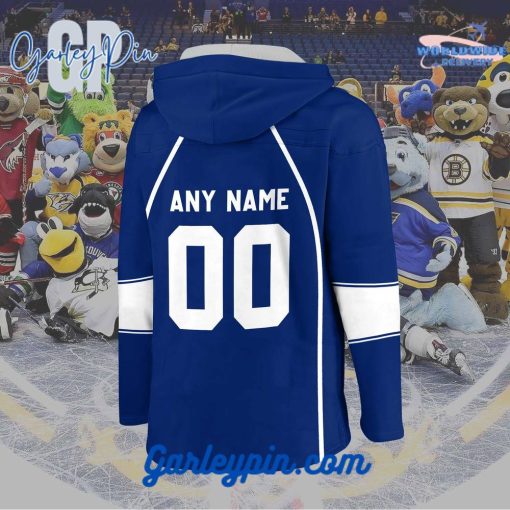 AHL Syracuse Crunch 2024 Hockey Lace Up Navy Hoodie