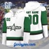 AHL Texas Stars  2024 Hockey Lace Up Forest Green Hoodie