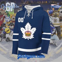 AHL Toronto Marlies 2024 Hockey Lace Up Navy Hoodie