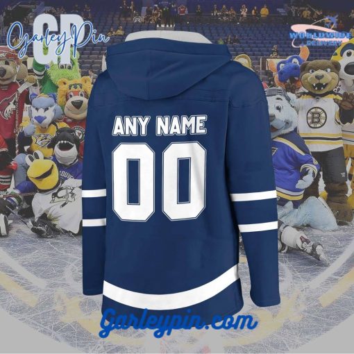 AHL Toronto Marlies 2024 Hockey Lace Up Navy Hoodie