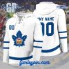 AHL Toronto Marlies 2024 Hockey Lace Up Navy Hoodie