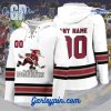 AHL Utica Comets 2024 Hockey Lace Up Red Hoodie