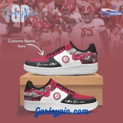 Alabama Crimson NCAA Custom Name Nike Air Force 1 Sneaker