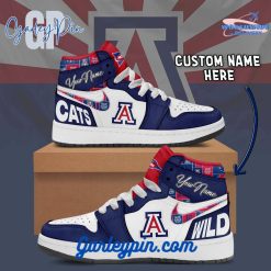 Arizona Wildcats NCAA Custom Name Air Jordan 1 Sneaker