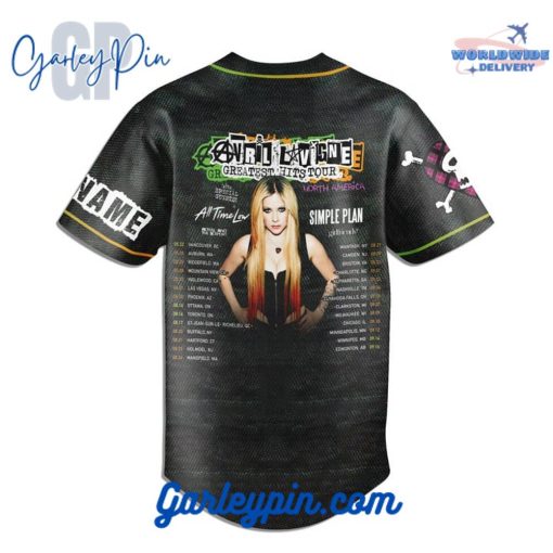 Avril Lavigne Greatest Hits Tour 2024 Baseball Jersey