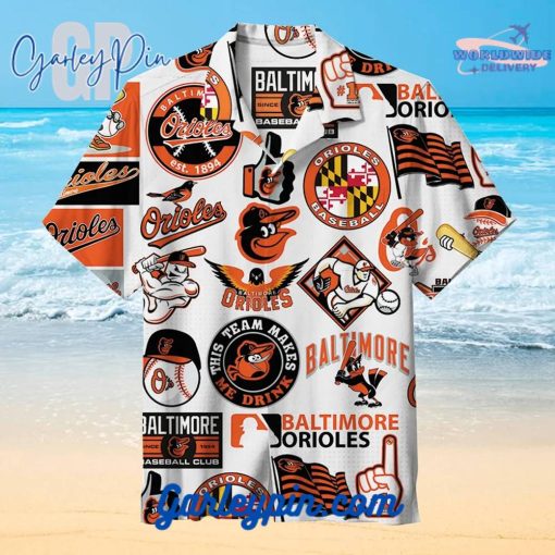Baltimore Orioles  Hawaiian Shirt