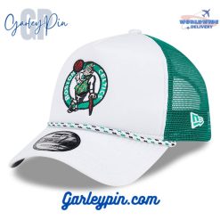 Boston Celtics New Era Court Sport White Kelly Green Hat