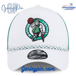Boston Celtics New Era Court Sport White Kelly Green Hat