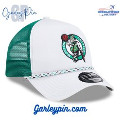 Boston Celtics New Era Court Sport White Kelly Green Hat