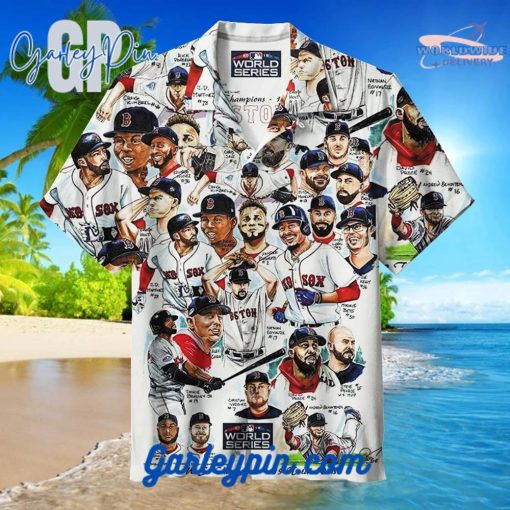 Boston Red Sox Hawaiian Shirt