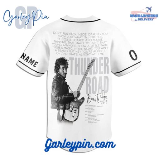 Bruce Springsteen 2024 World Tour  Baseball Jersey