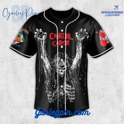 Cannibal Corpse Amon Amarth Metal Crushes All Tour 2024 Baseball Jersey