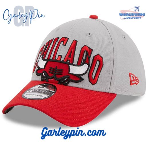 Chicago Bulls New Era Two-Tone Gray  Red Hat