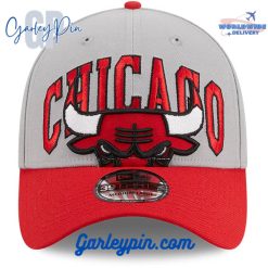 Chicago Bulls New Era Two-Tone Gray Red Hat