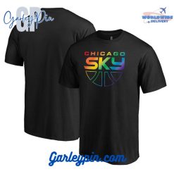 Chicago Sky Black T-Shirt