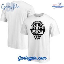 Chicago Sky Fanatics Branded Marble White T-Shirt