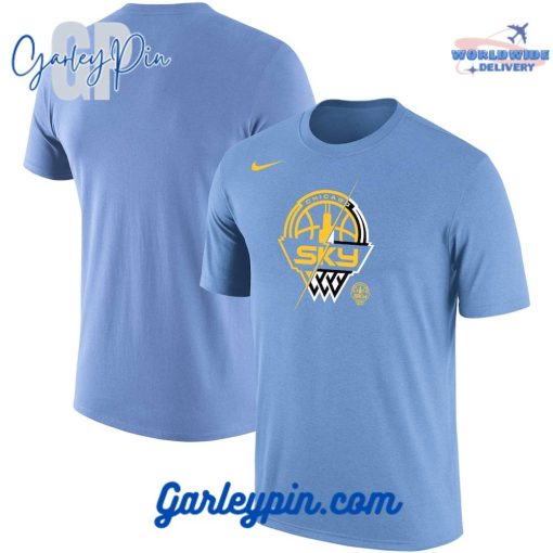 Chicago Sky Nike Split Logo Light Blue T-Shirt