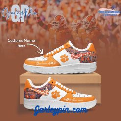 Clemson Tigers NCAA Custom Name Nike Air Force 1 Sneaker