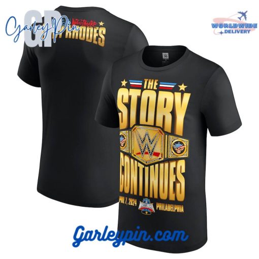 Cody Rhodes WrestleMania 40 Champion The Story Continues T-Shirt