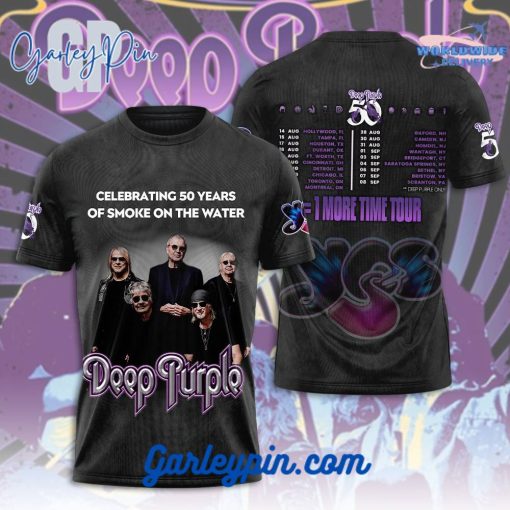 Deep Purple Celebrating 50 Years Of Smoke On The Water T-Shirt