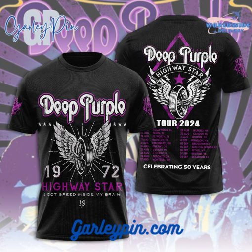 Deep Purple Highway Star Celebrating 50 Years T-Shirt